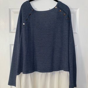 Long sleeve maternity top